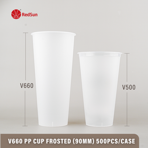 V660 FROSTED CUP (90MM) PP CUP