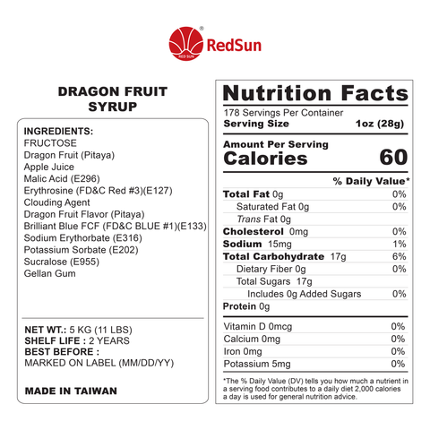 Dragon Fruit Syrup