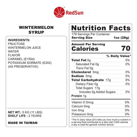 Wintermelon Syrup