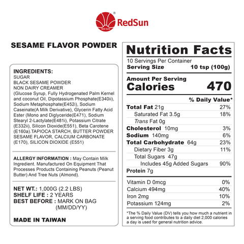 Black Sesame Powder Mix