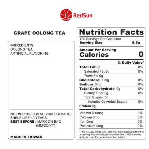 GRAPE OOLONG TEA BAG