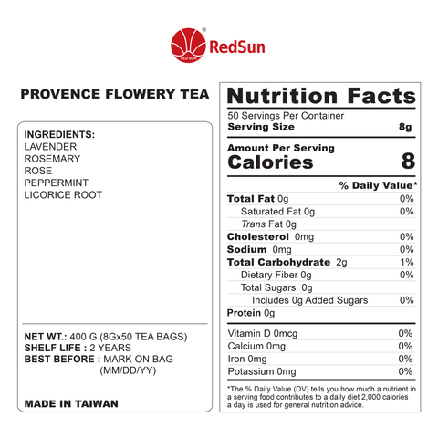 PROVENCE FLOWERY TEA BAG