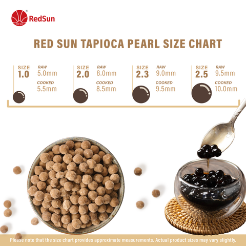 2.5mm BOBA - TAPIOCA PEARLS