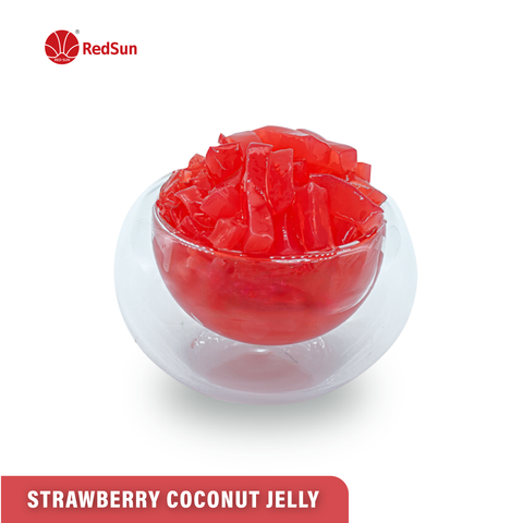 Strawberry Coconut Jelly