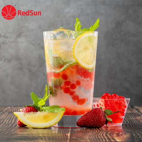 Strawberry Coating Juice Ball (POPPING)
