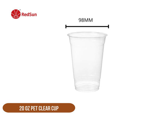 20OZ (98MM) PET  CLEAR CUP