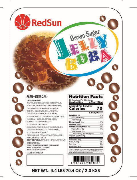 Agar Boba (Crystal Boba) - BRWON SUGAR