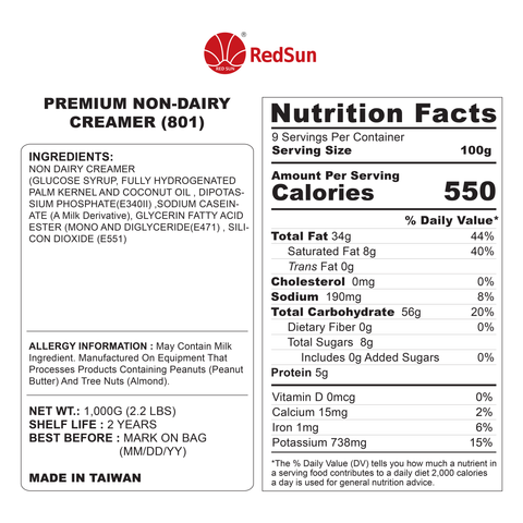 Premium Non-Dairy Creamer (801S)