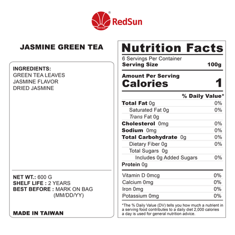Jasmine Green Tea Leaves