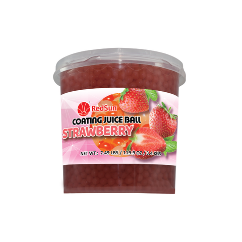 Strawberry Coating Juice Ball (POPPING)
