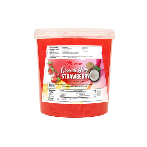 Strawberry Coconut Jelly